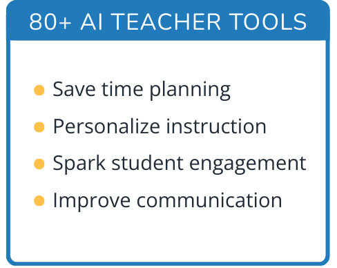 AI teacher tools
