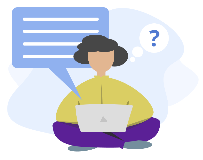 Person with question mark icon