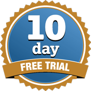10 day free trial badge